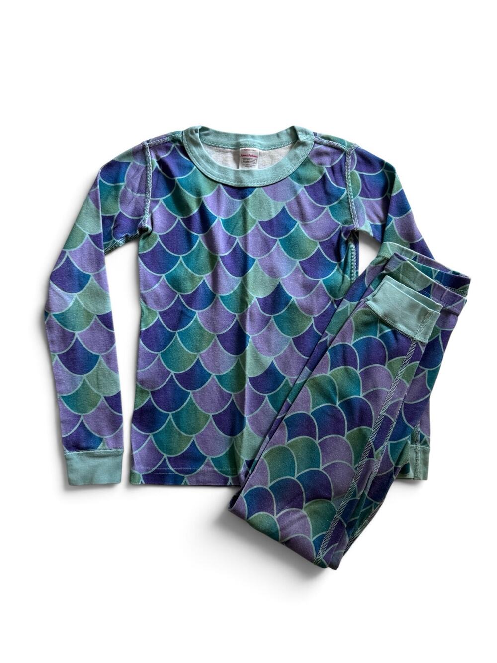 Hanna Andersson organic mermaid scales pajamas